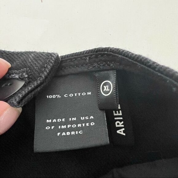 GRLFRND Ariel Black Denim Bralette Top - Picture 7 of 8